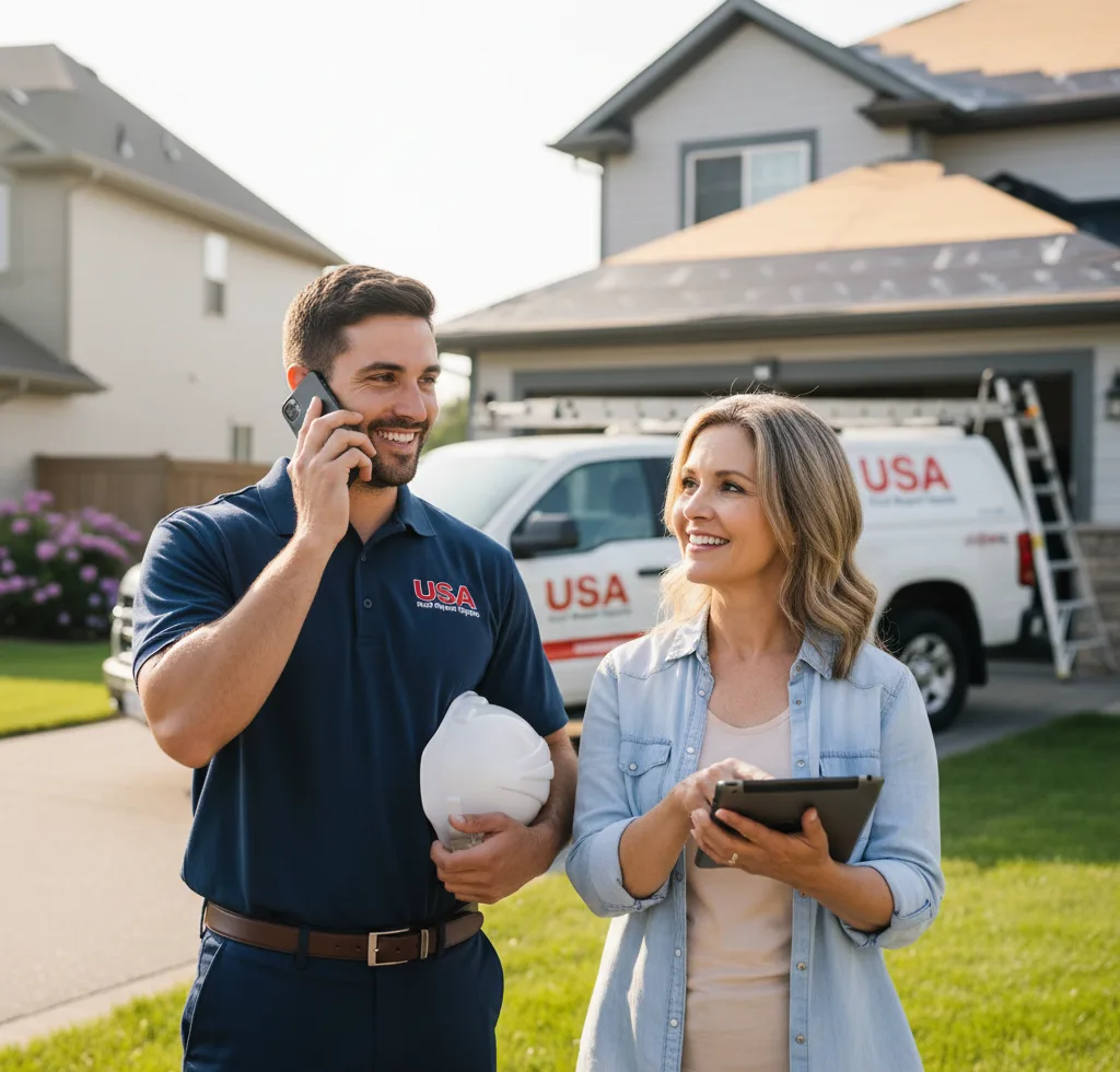 USA Roof Repair Experts customer support in Lebec